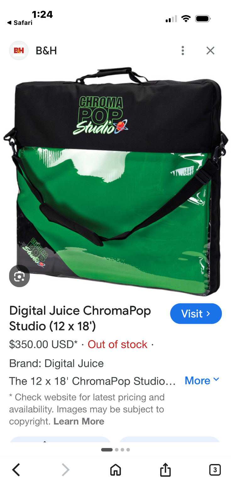 12 ft x 18 ft Heavy Duty Greenscreen Digital Juice
