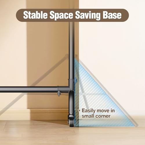Rolling Backdrop Stand with Wheels – 10 x7.5 ft (WxH) Adjustable – 7.5x10FT