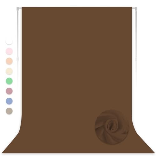 Photography Backdrop for Photoshoot, Fabric, 5×7 FT | 5X7 FT Dark Brown