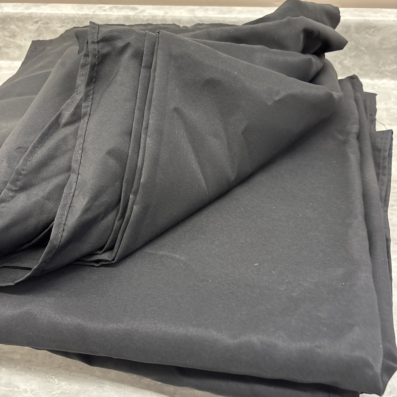 Black Backdrop Curtains 8 Panels 5ft x 10ft Polyester Photo Drapes