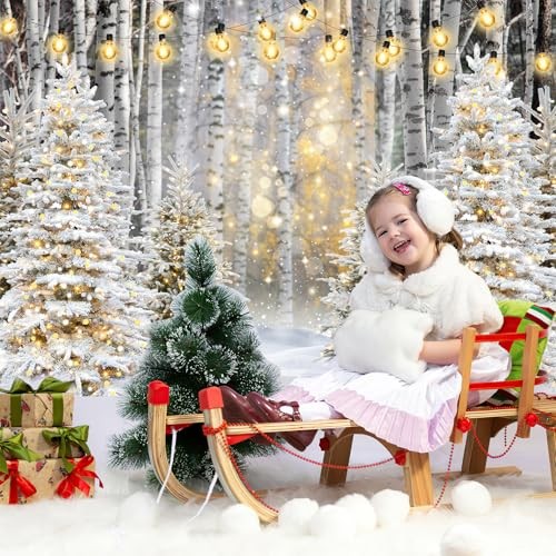 Snowflake Backdrop – Winter Forest – Snowflake – 7x5ft