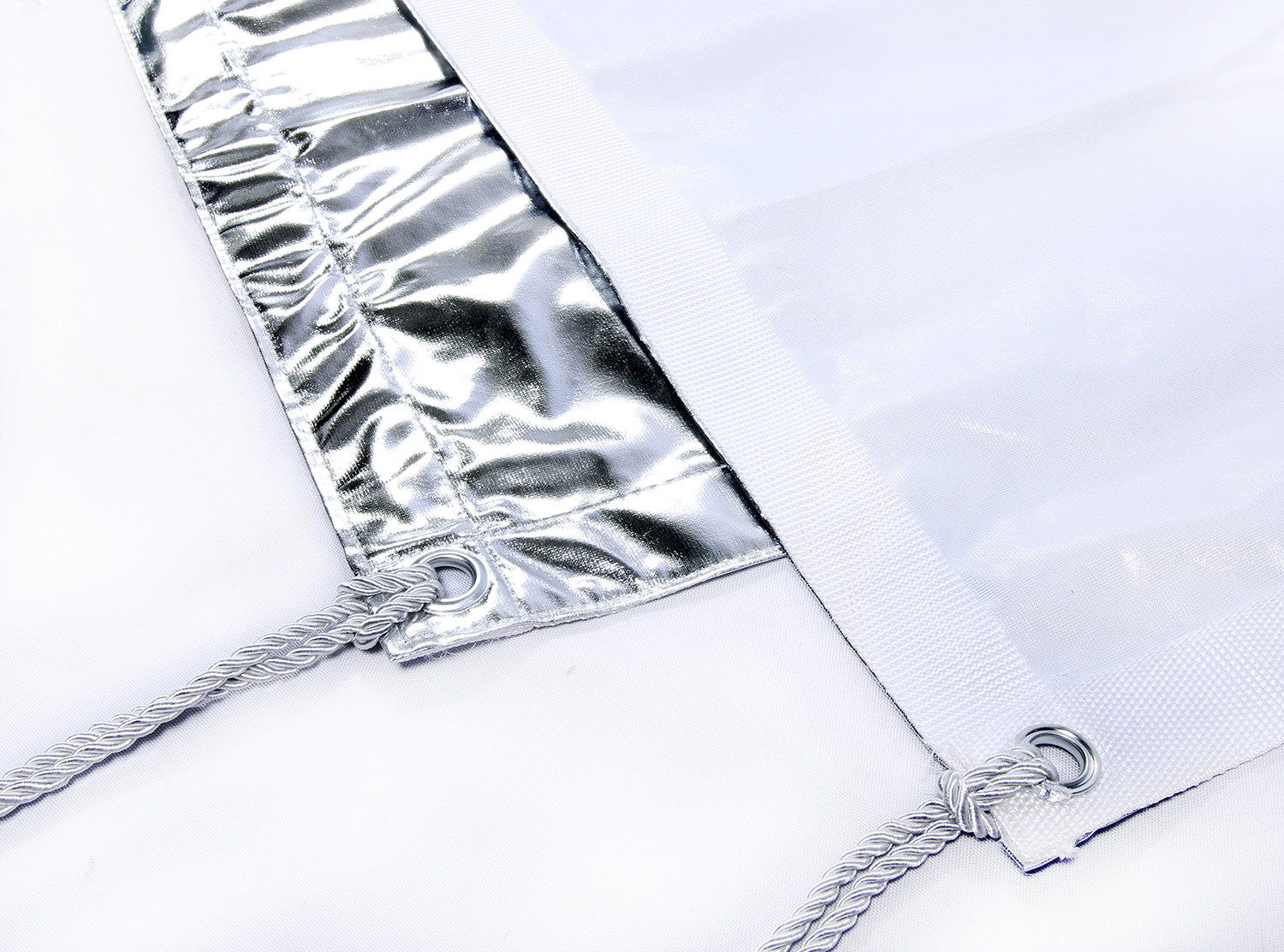 12’x12′ 12×12 3.6×3.6m Silver Reflector Cloth overhead butterfly reflect bounce