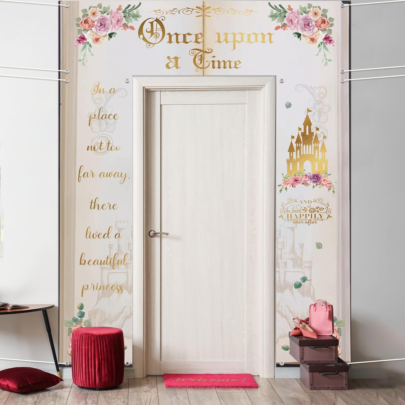 3Pcs Once Upon a Time Birthday Decorations Fairytale Princess Birthday Party …