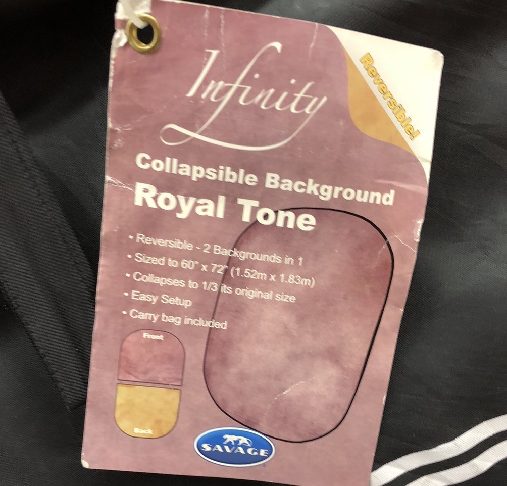 Savage Infinity Collapsible Background Royal Tone 5×6 Reversible 60”x73”
