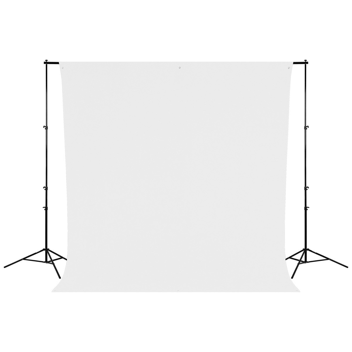 Westcott 9 x 10 Feet Wrinkle Resistant Cotton Background, Hi Key White #134
