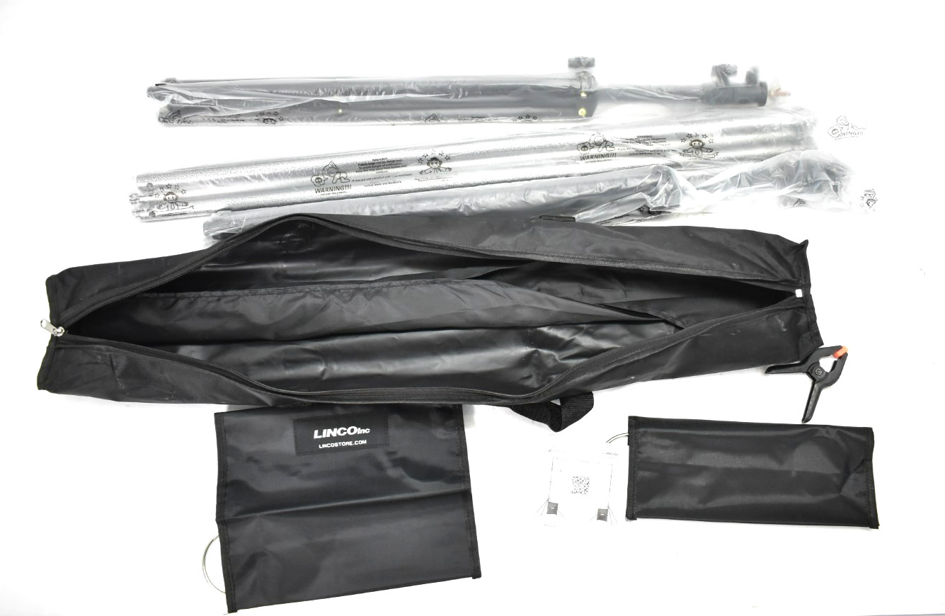 Linco 4172-F Backdrop Stand 10′ x 7′ Adjustable Studio Background MISSING CLAMPS