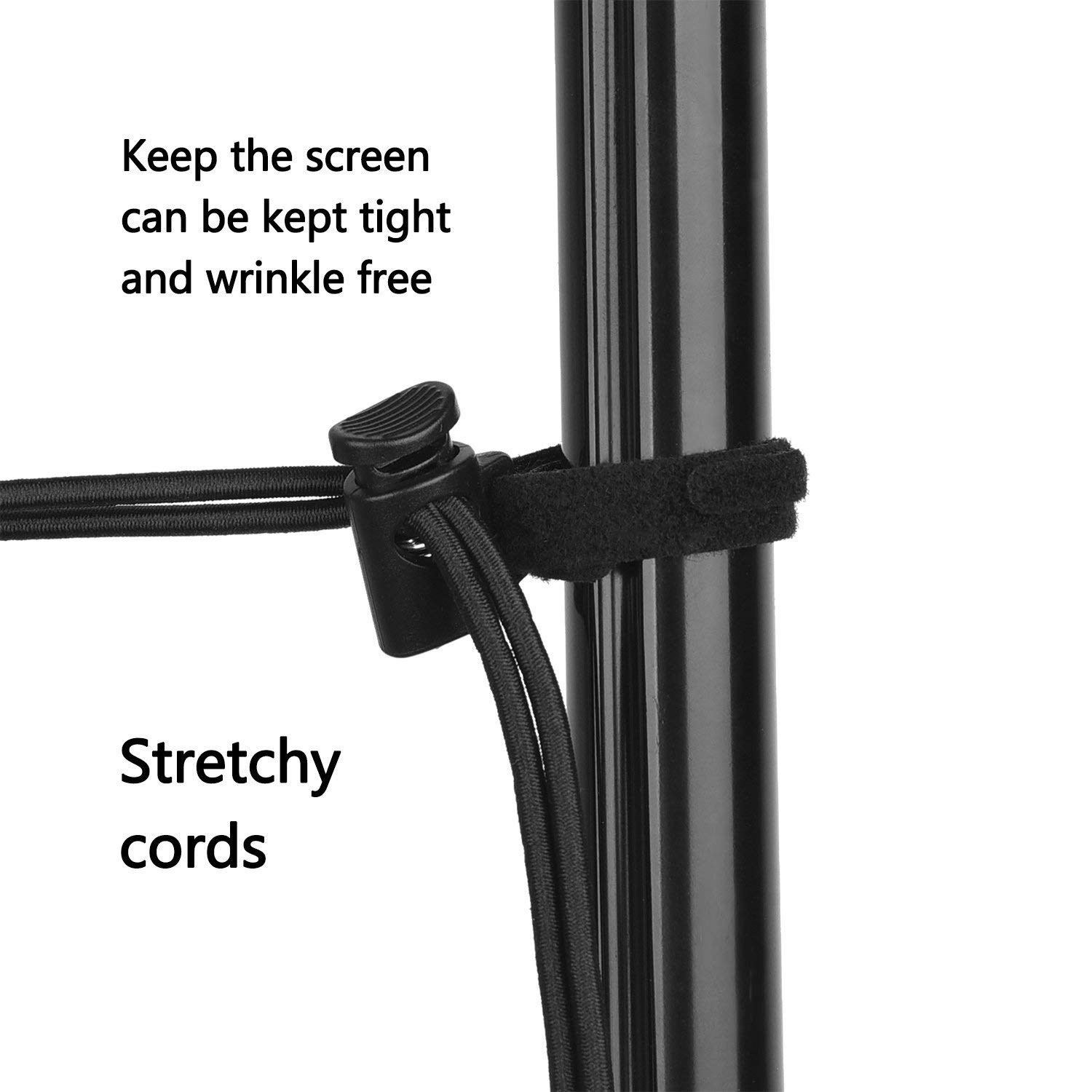 Backdrop Background Clips Holder for Photo Video Studio, 12 One Size, Black