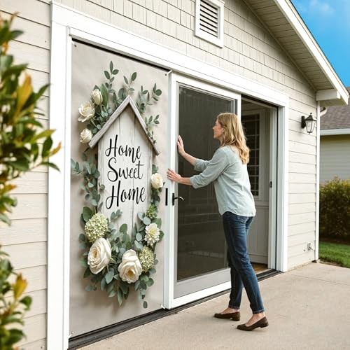 Home Sweet Home Door Cover Housewarming Party Decorations Door Banner Welcome