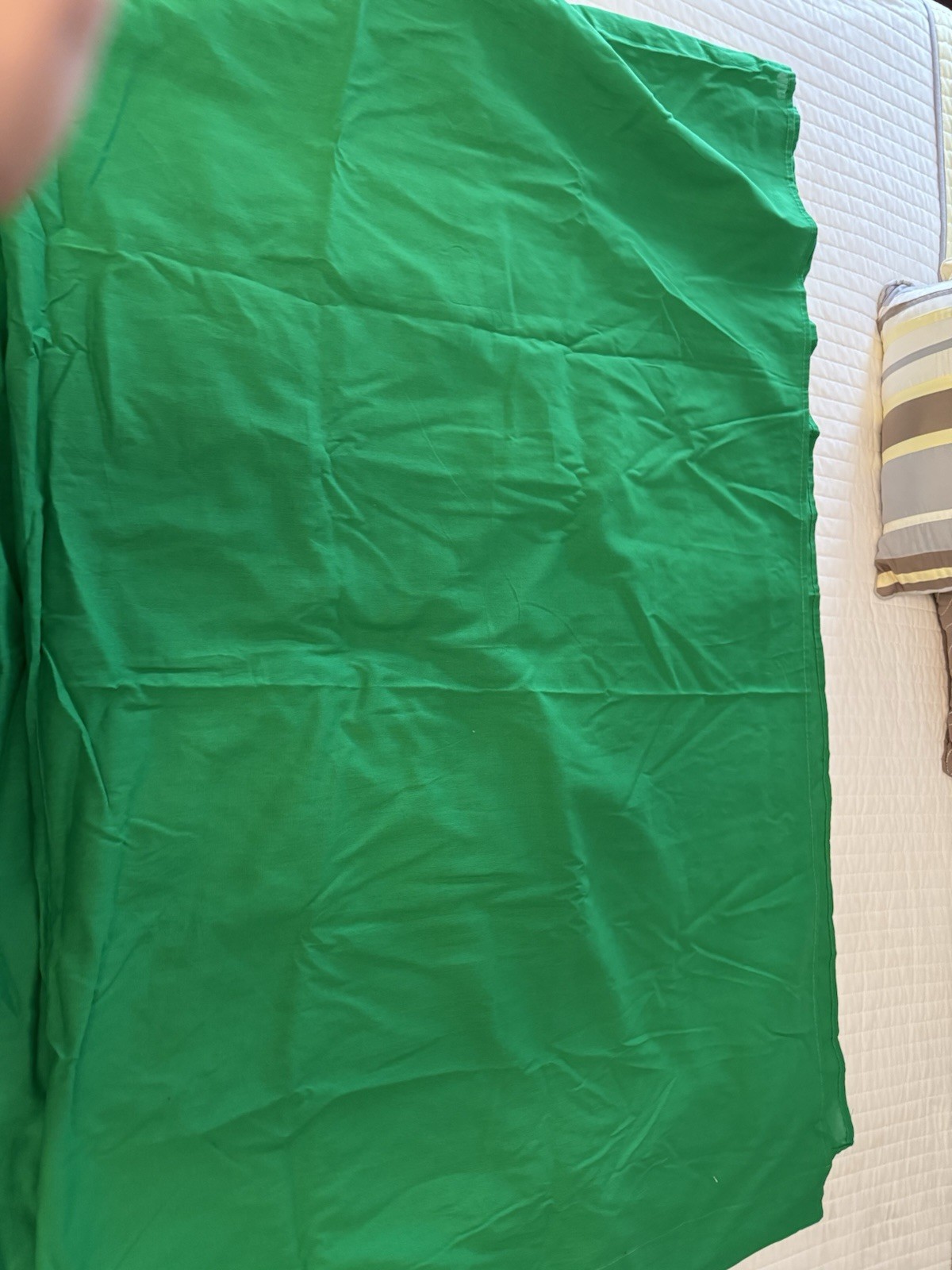Green Screen Backdrop 70 X 112 Photography Rod Pocket Video Editing Muslin