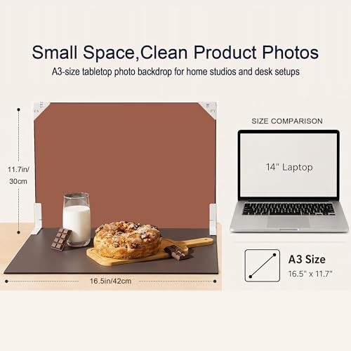 Photo Backdrop for Product Photography – Tabletop Photo Backdrop Kit – Mulit