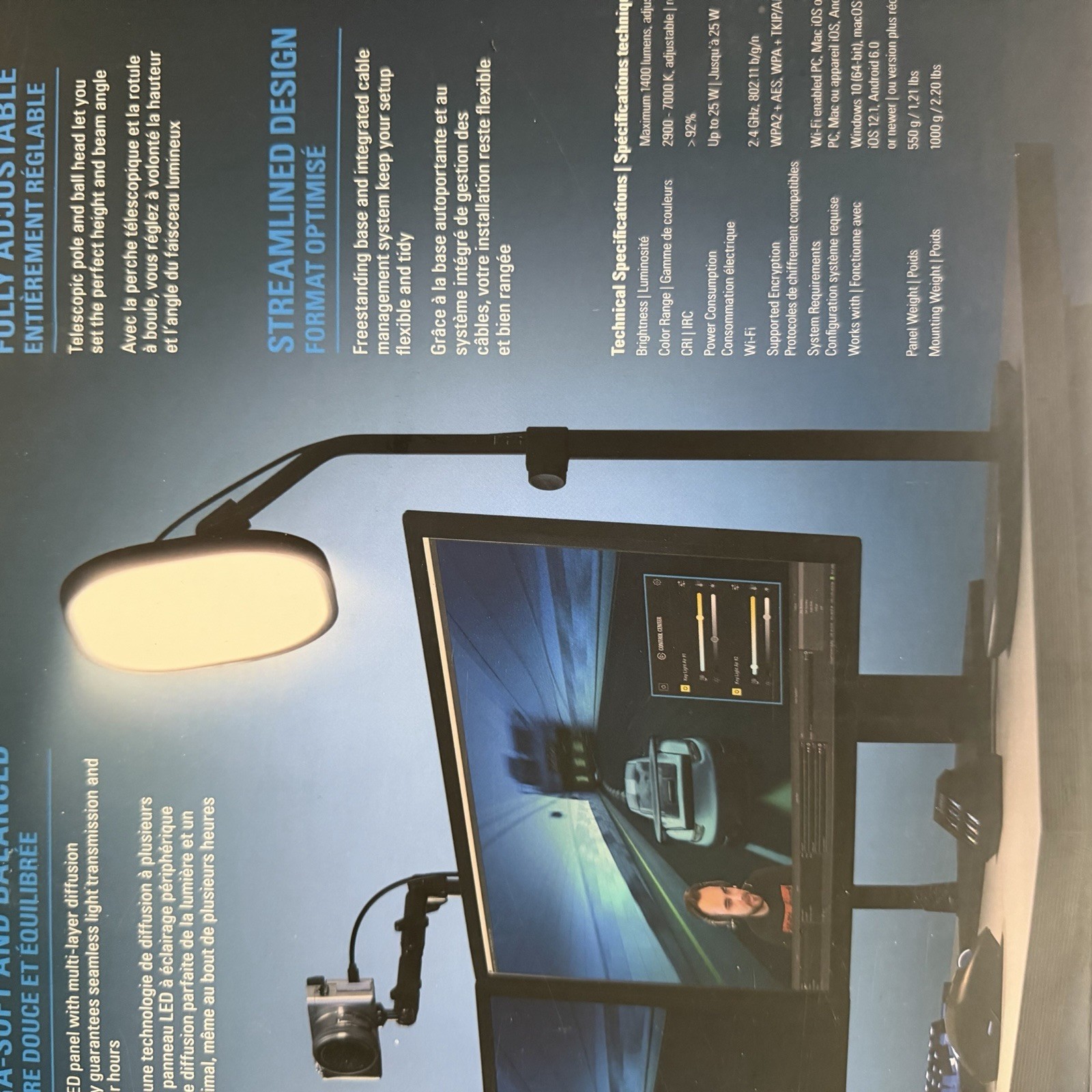 Elgato Key Light Air LED Panel 1400 Lumens Desk Lighting