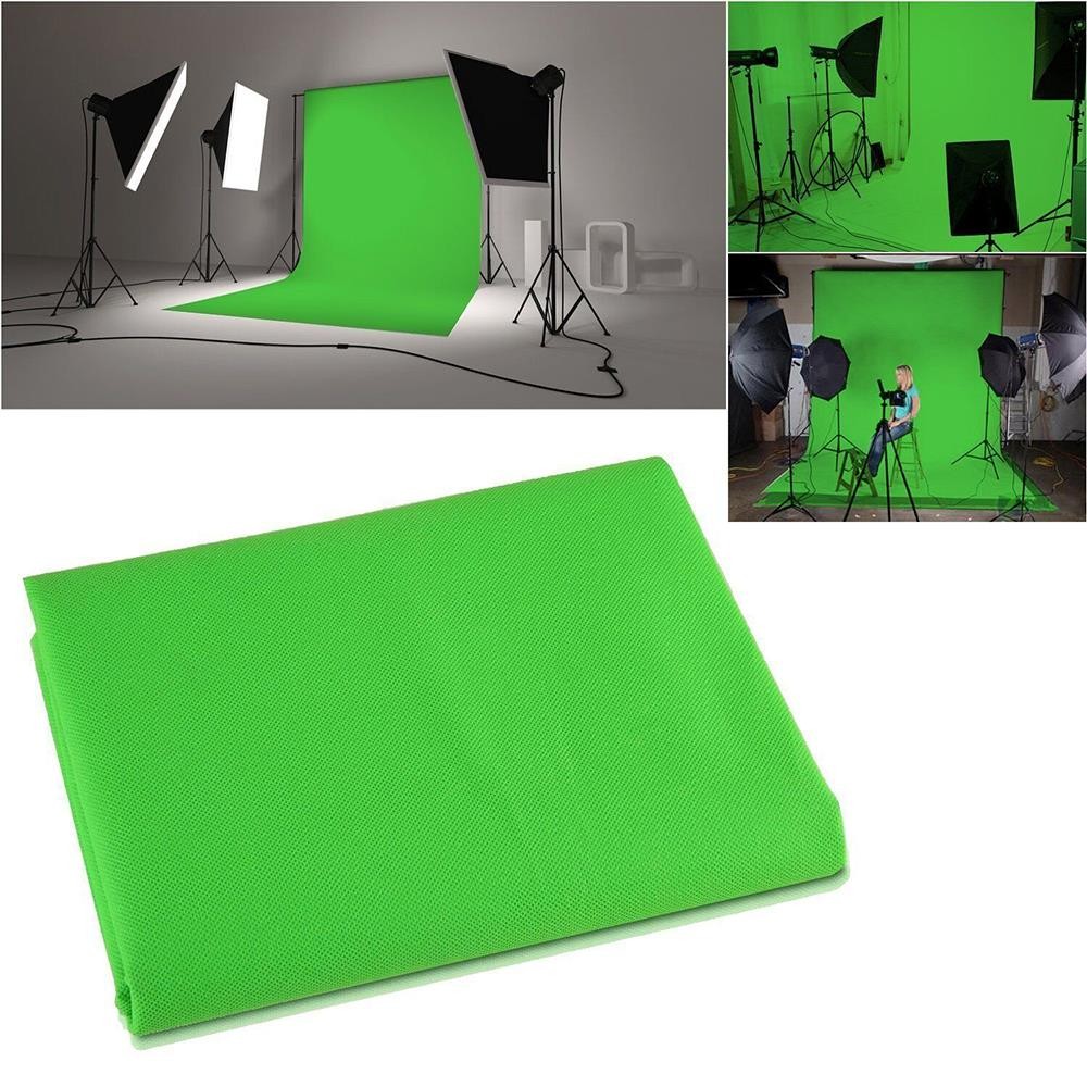 Photography 10ft Backdrop Stand Kit 1.6*3m Green Screen Black White with Clamps