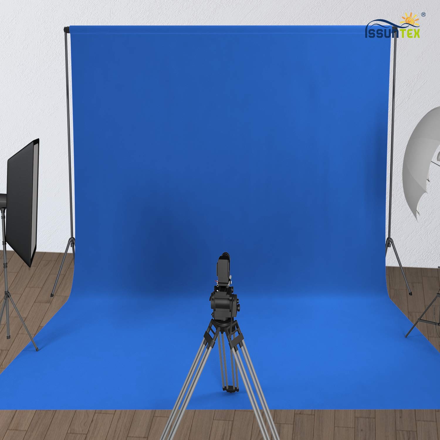 10X20 ft Background Muslin Backdrop, Photo Studio, Collapsible High Density S…