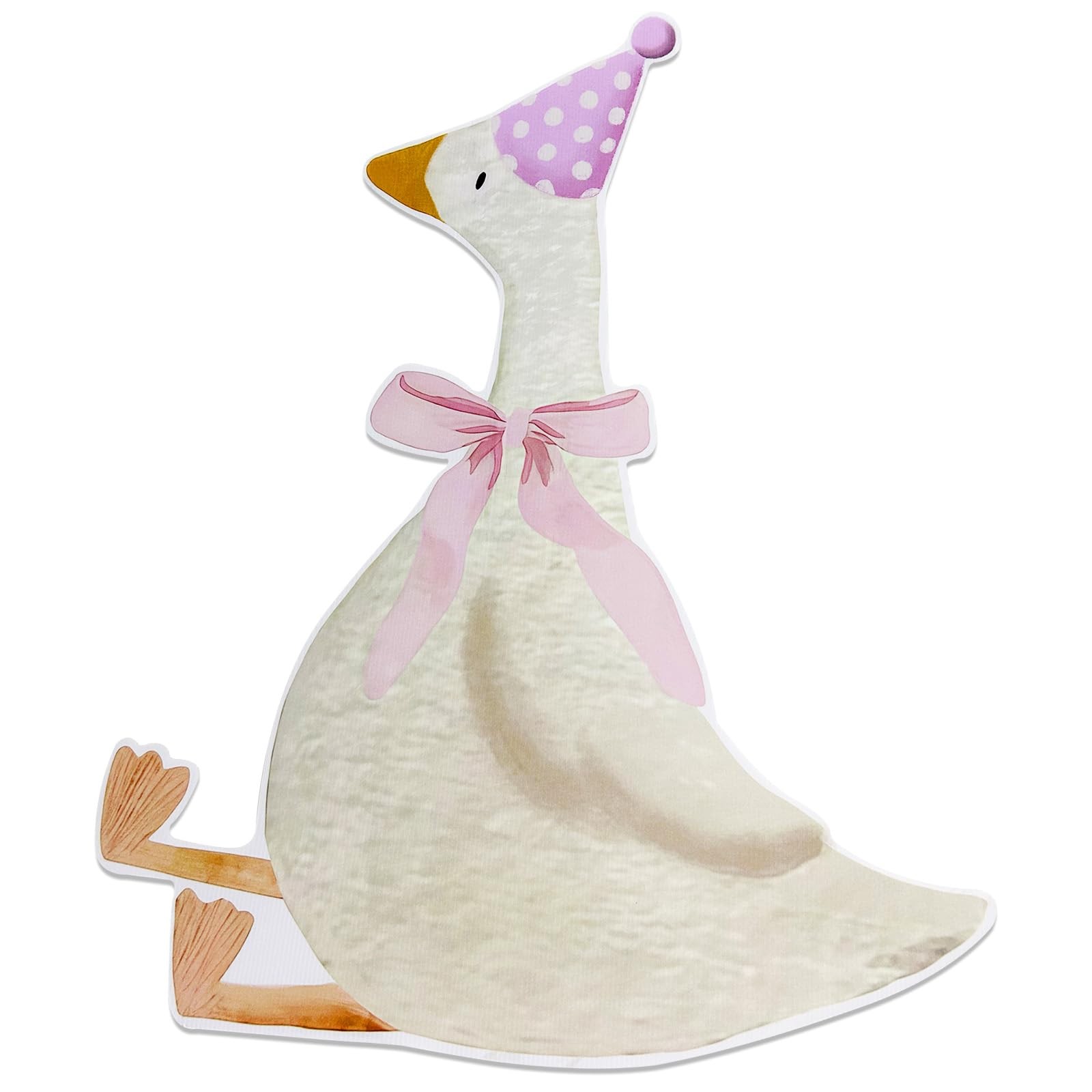 Pink Silly Goose Birthday Party Backdrop Decorations Baby Baptism Photo Prop