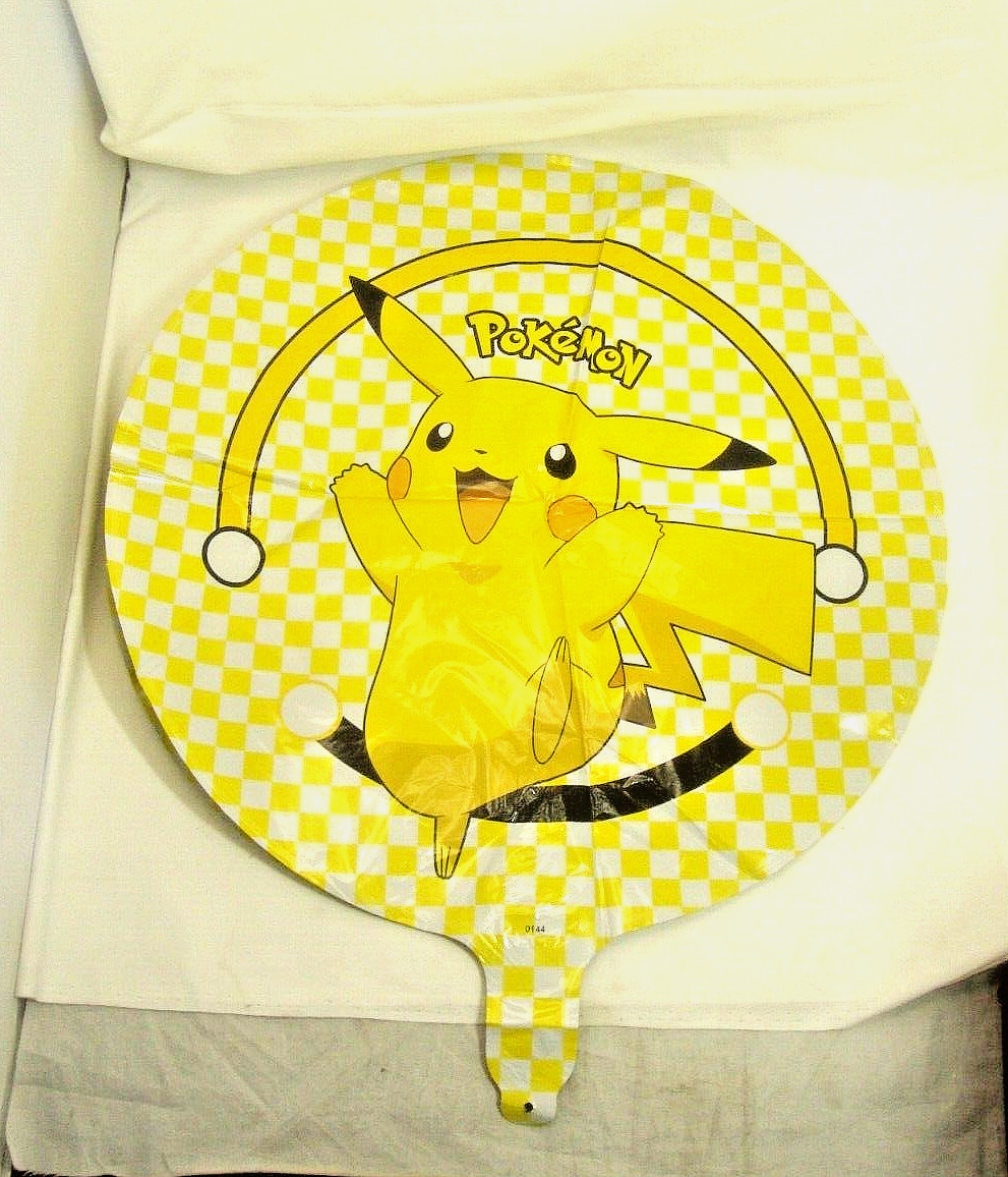 Pikauhu Cartoon Birthday Party Supplies ( banner, Cards, Balloons,napkins)