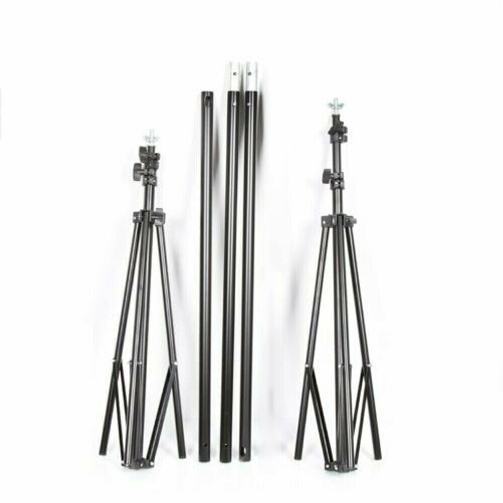 Backdrop Stand Background Stand Kit 6.5 x 6.5 ft for Party & Photo Studio + Case