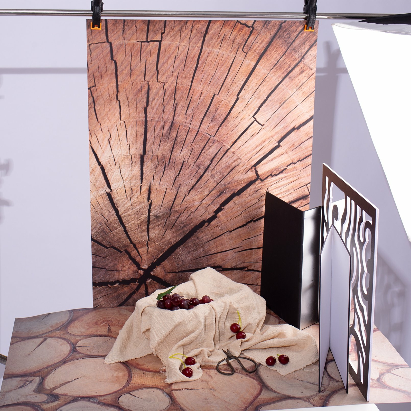 6PCS 22x35in Double-sided Textured PVC Backdrop Paper Props Photography Studio