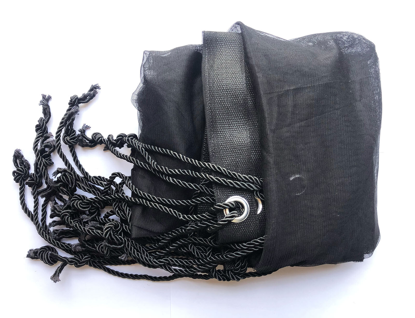 12’x12′ 12×12 3.6×3.6m Black Single Net Scrim Seamed for overhead butterfly