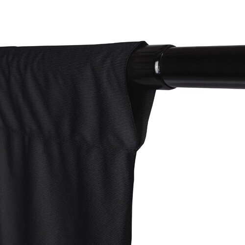 Promaster Wrinkle Resistant Muslin Backdrop 10′ x 20′ — BLACK — #2974