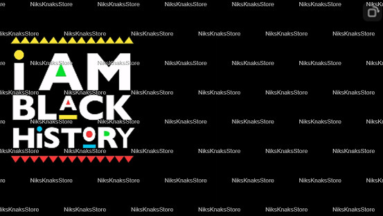 I Am Black History Zoom Background 2.0