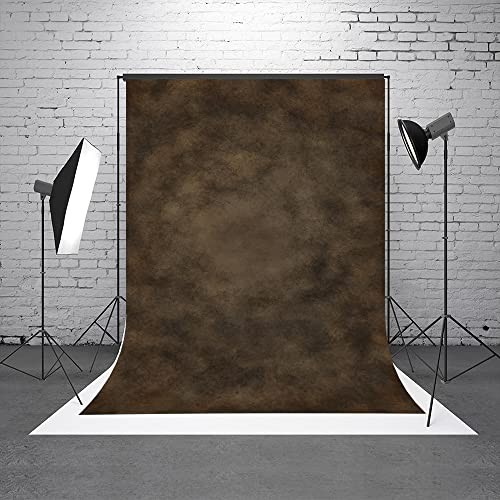 5X7ft Fondo De Fotografia Con Textura Moteada De Color Marron Oscuro Para Est…