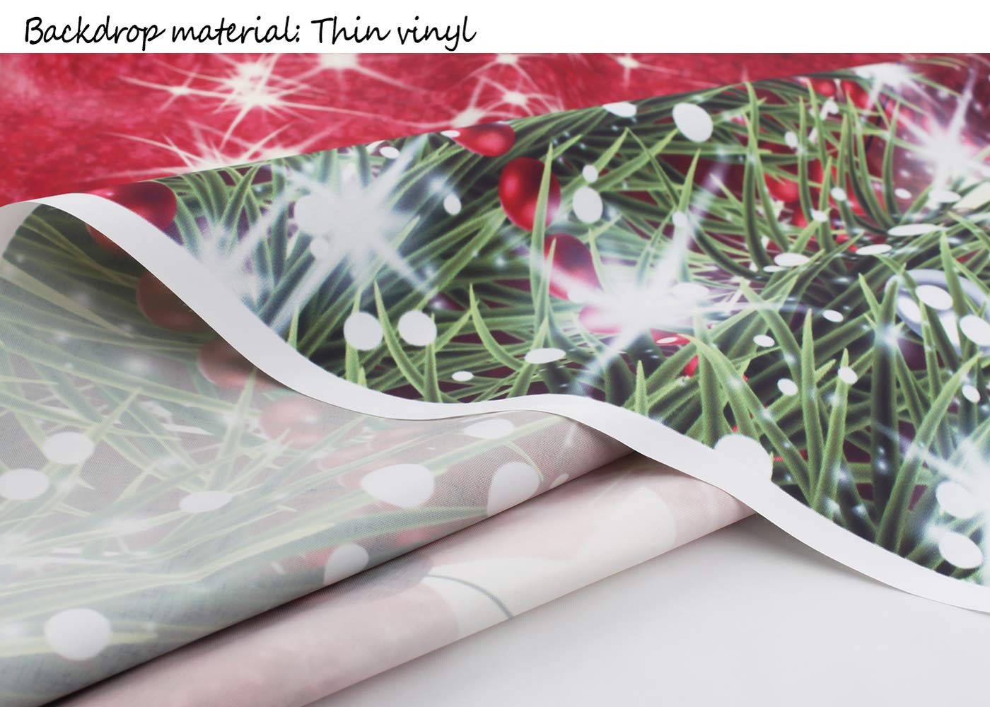 Christmas Backdrop Banner for Photography Studio Props Holiday Party Decor