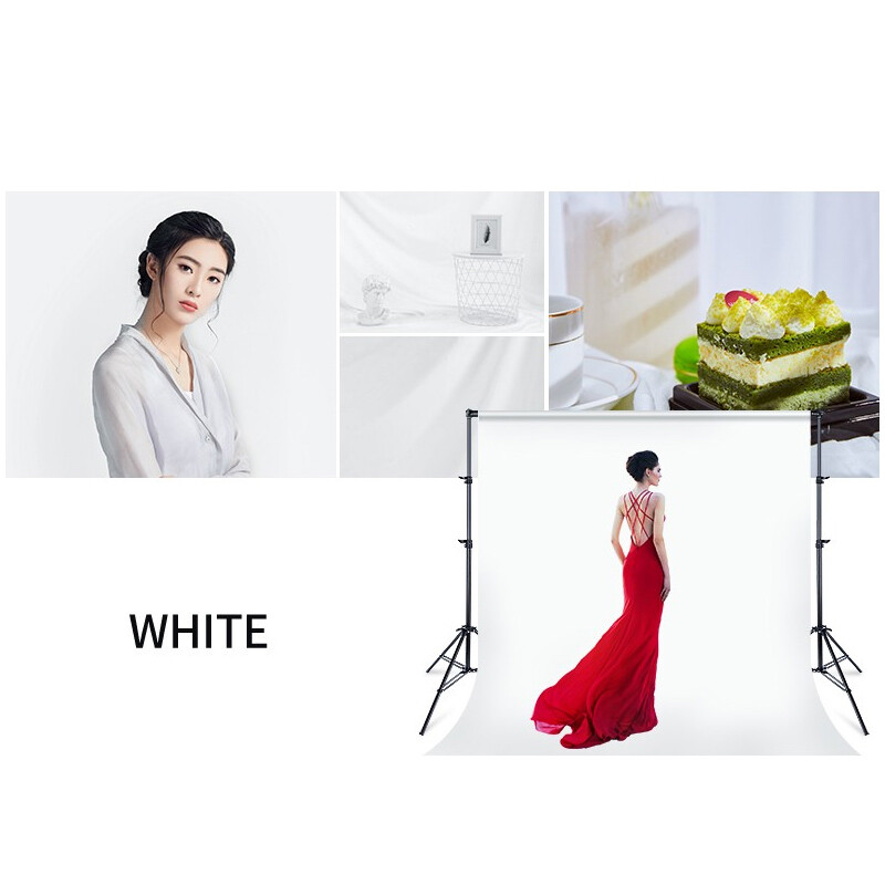 Smooth Green Screen Chroma Key Background Green White Black Backdrop for Photo S