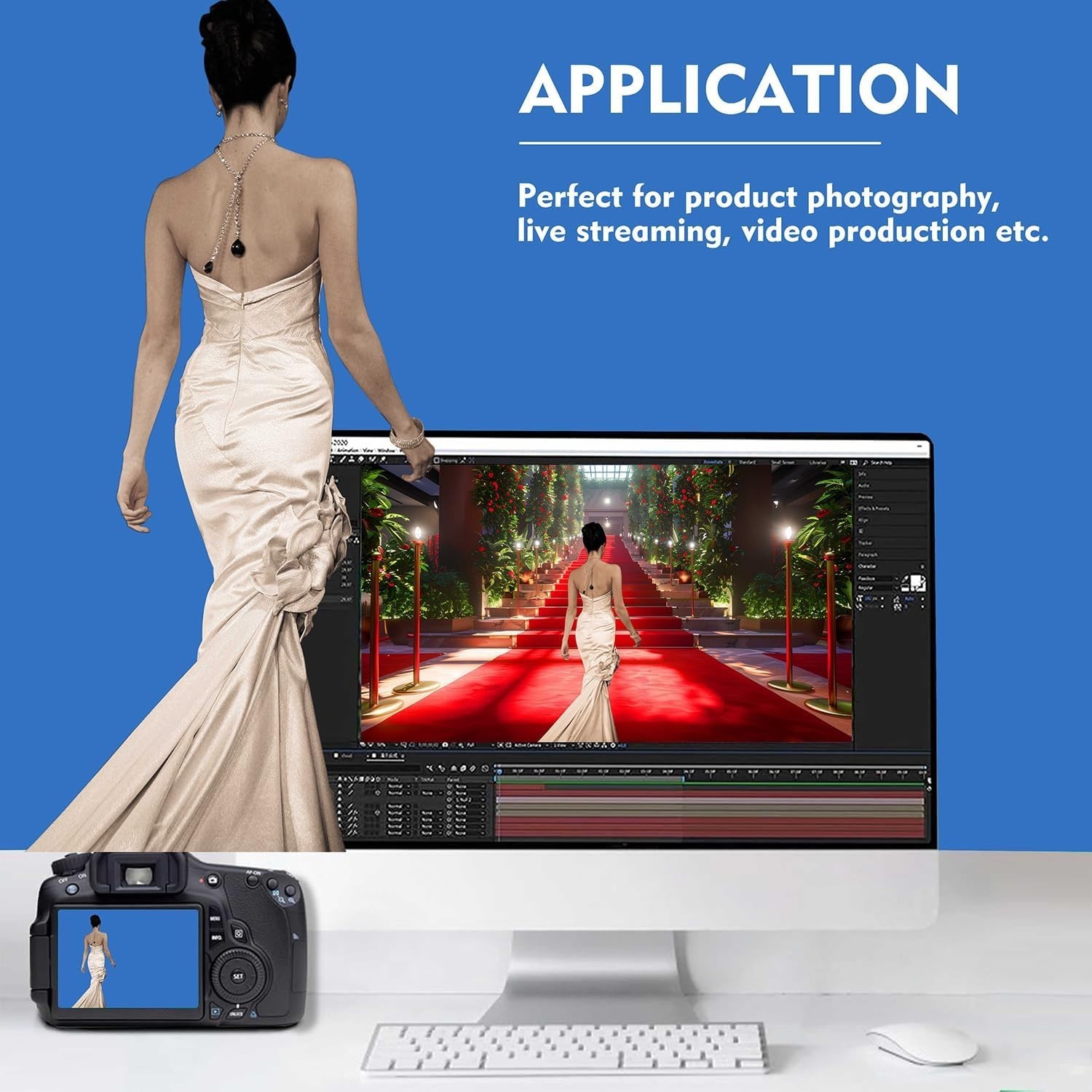 Lightweight Machine Washable Royal Blue Backdrop – 5x7ft Photography Essential