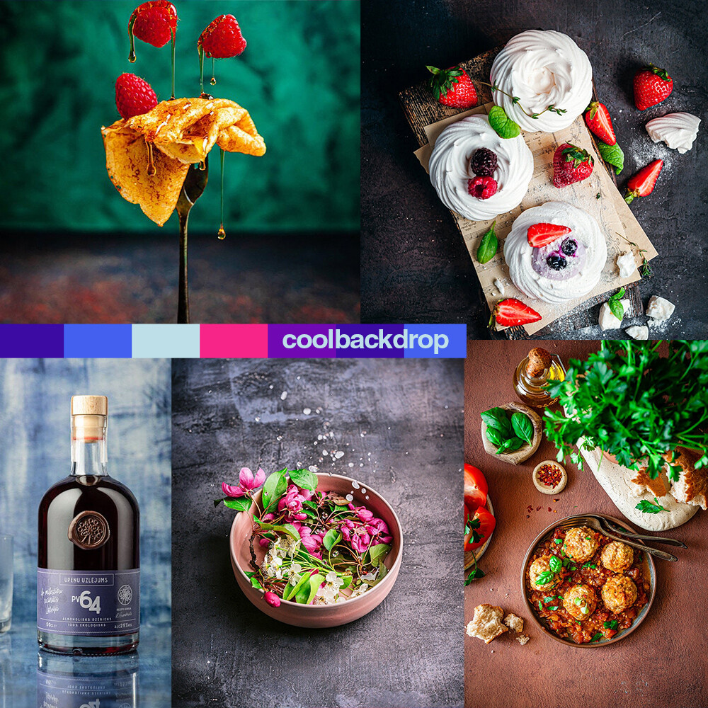 NEW! DeepMatte and waterproof backdrop for product food flat lay photography