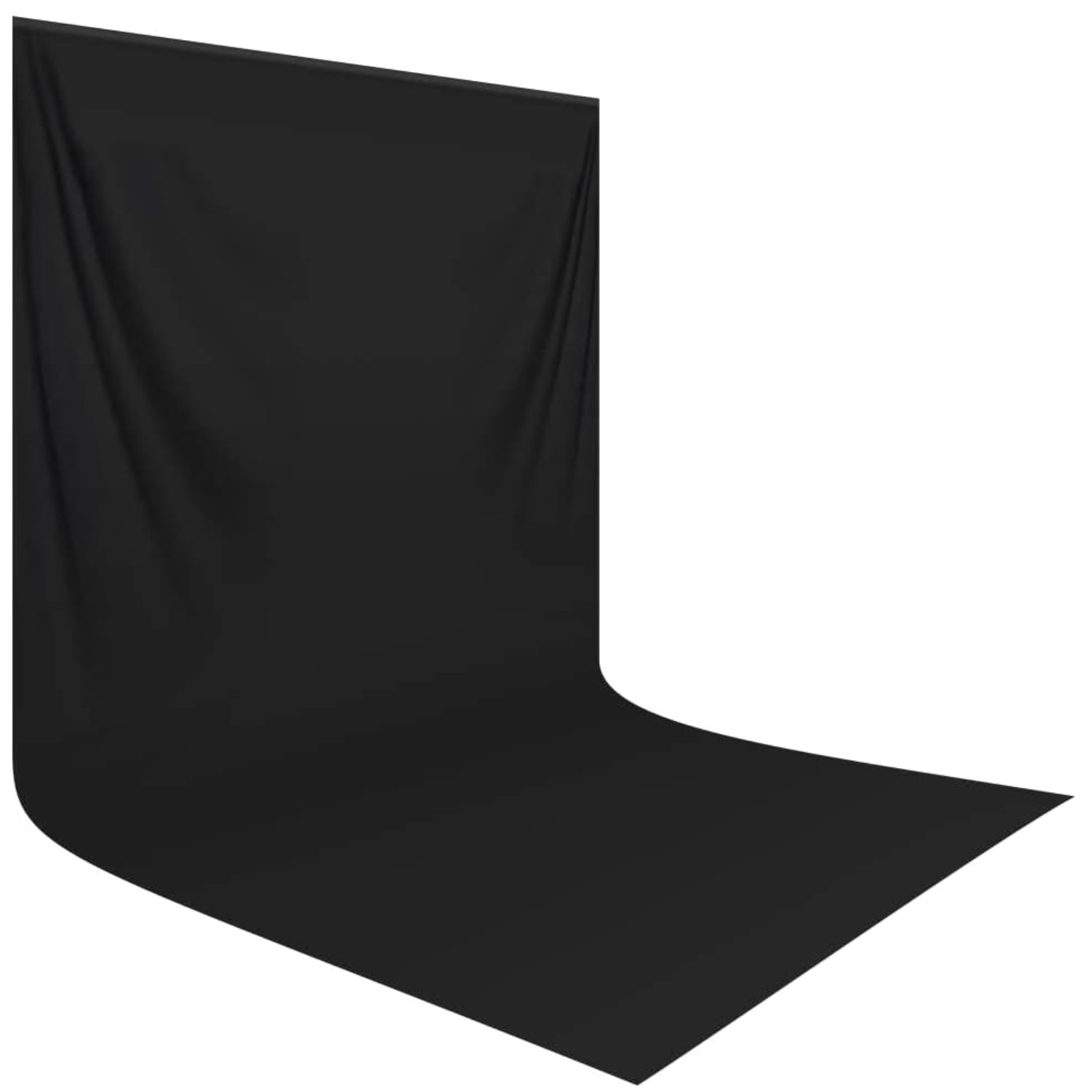 Elegant 10×20 ft Black Backdrop for Professional Photography & Celebrations