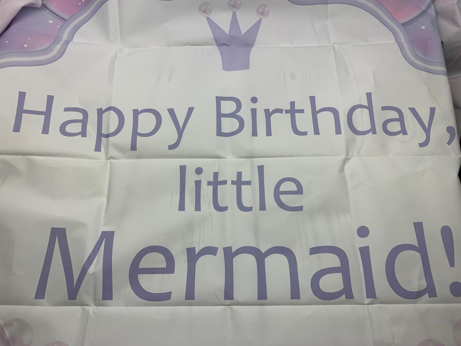 7x5ft Mermaid One Birthday Photography Backdrop Under Sea Girl Princess 1st