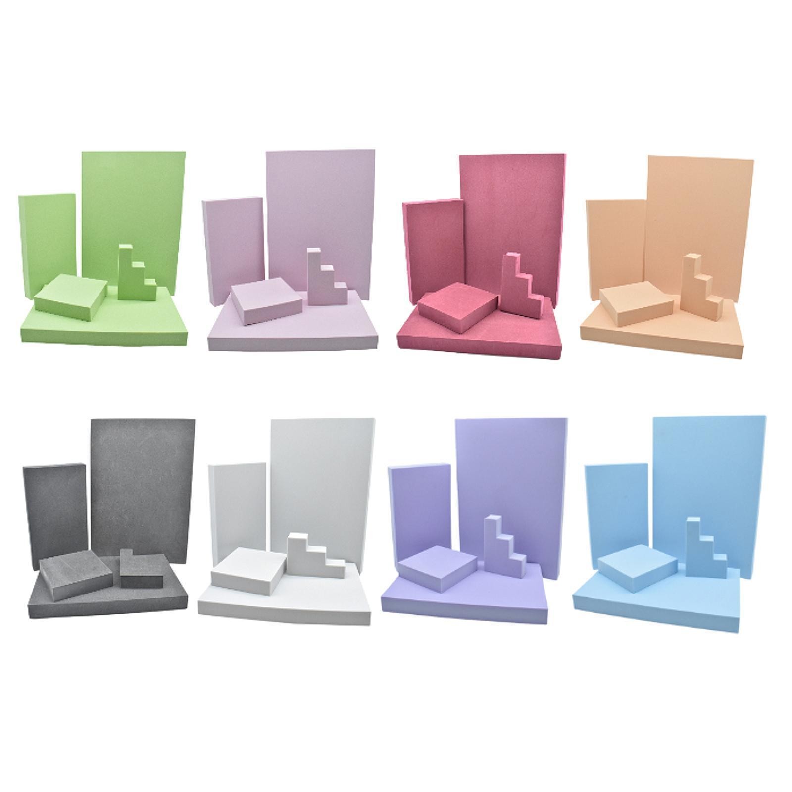 5x Hard Foam Display Base Photo Props for Food Photographic Posing Ornaments