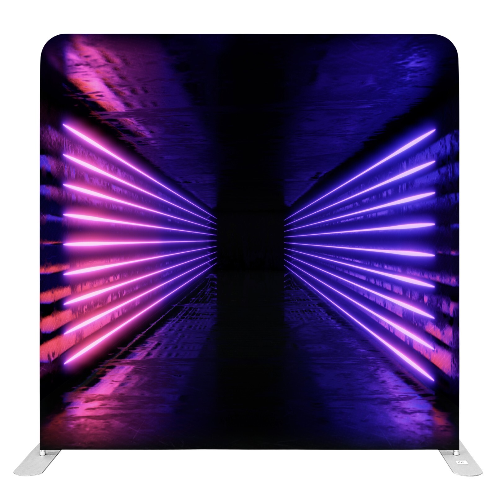 Bakod Neon Corridor Pillow Case Tension Fabric Backdrop w/ 8ftx8ft Frame