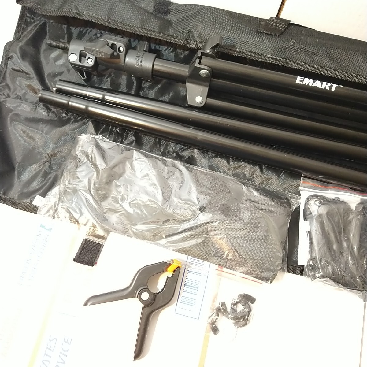 EMART EM-BS2630N 8.5x 10Ft Adjustable Background Stand for Photography Backdrops