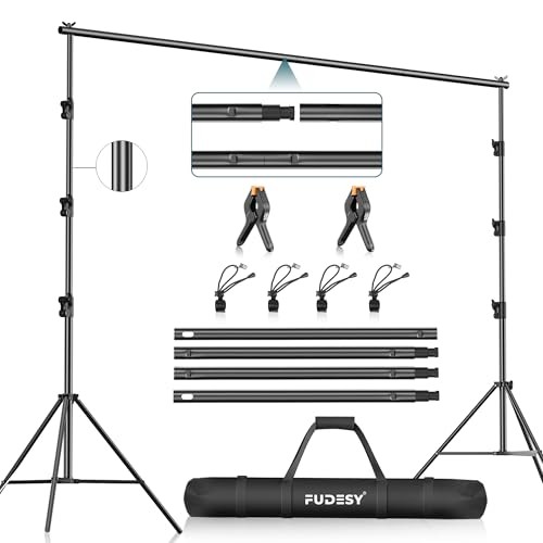 Photo Video Studio 10 x 10Ft Heavy Duty Adjustable Backdrop Stand,Background
