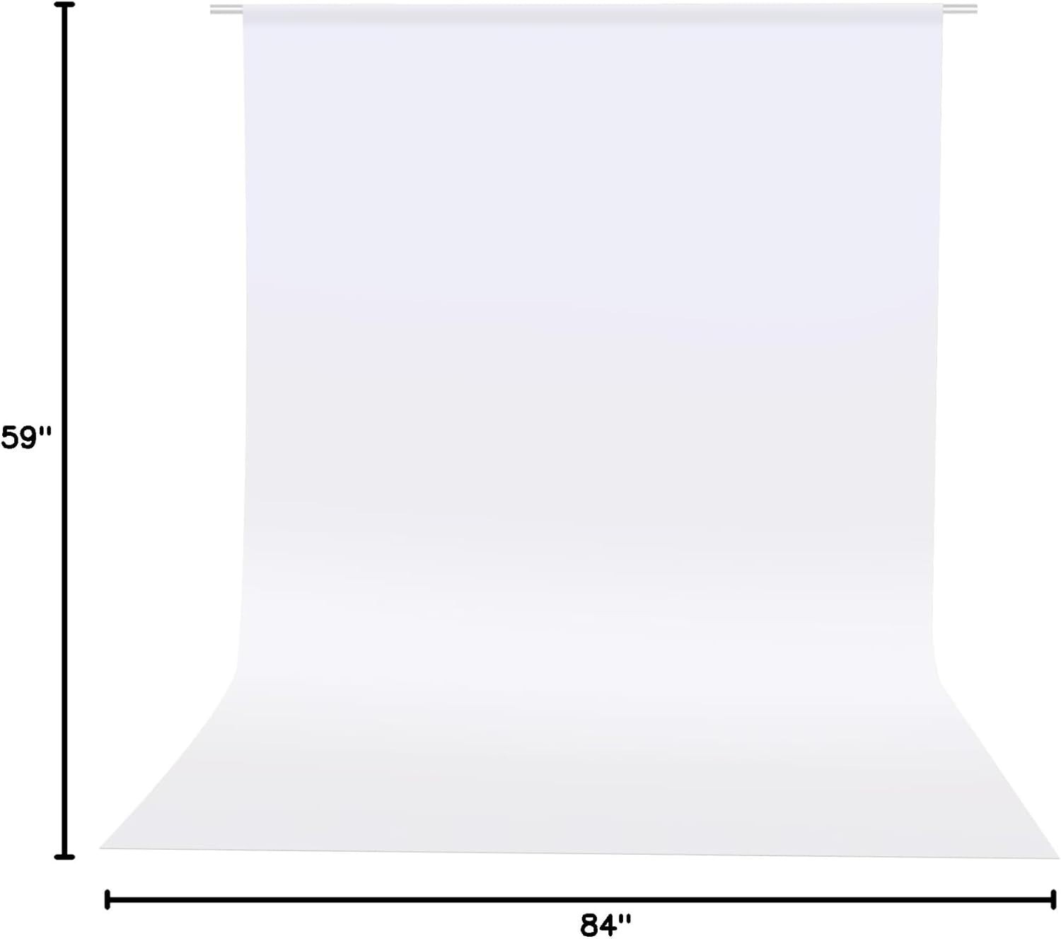 Elegant 5×7 ft White Seamless Background – Perfect for Parties & Photoshoots