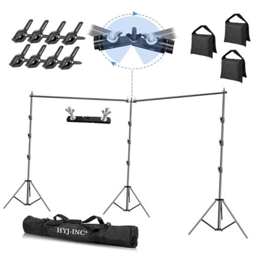 Photo Video Studio 20ft (Wide) x 10ft (Tall) Heavy Duty Adjustable Width &