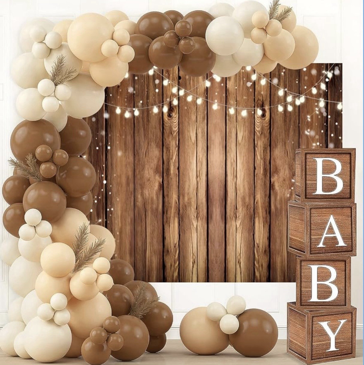 10x8ft Wood Backdrop for Photography Brown Rustic Wooden Backdrops for Party …