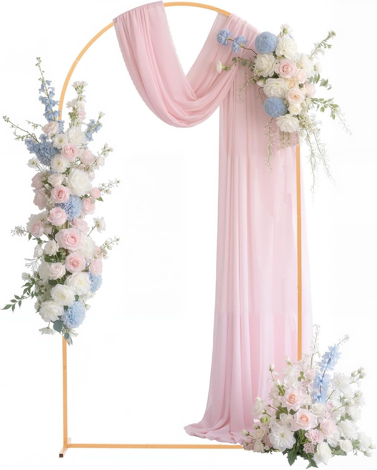 VEVOR Arch Backdrop Stand, 7.2 x 4 ft, Stable Structure, Easy Assembly, 1 Set