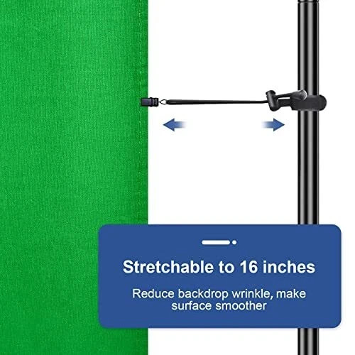 Green Screen Backdrop Photography Greenscreen Background for Streaming Zoom S…
