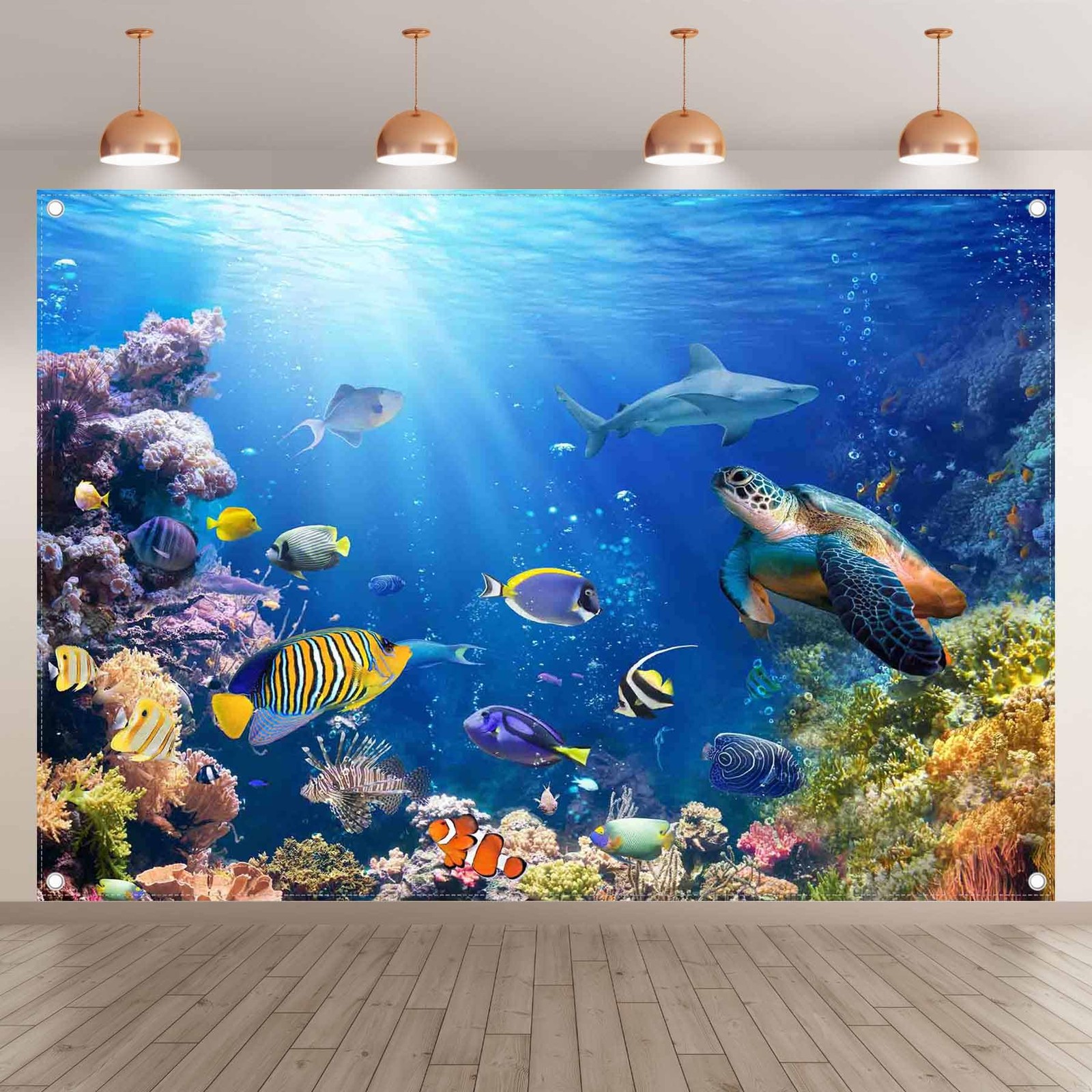 Under The Sea Photography Backdrop Ocean Underwater World 7 x 5 Ft