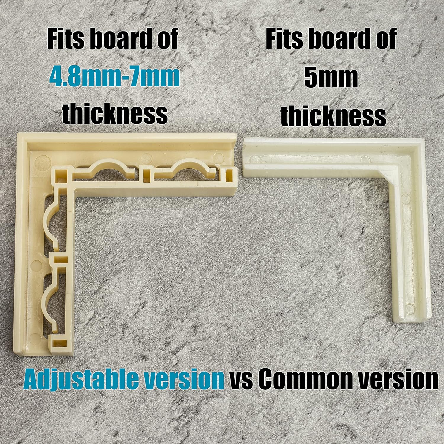 4Pcs Universal Adjustable Photo Backdrop Board Bracket Clip for Hard PVC Photogr