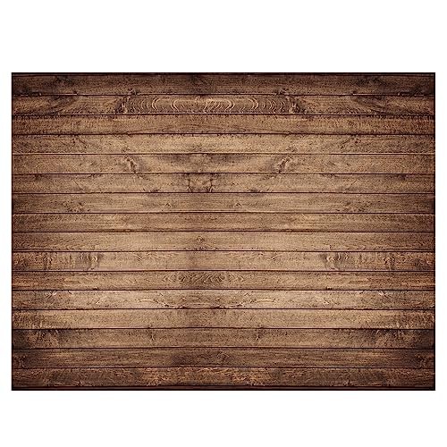 Brown Wood Backdrop for Photography Rustic Wooden Photo Backdrop Decorations