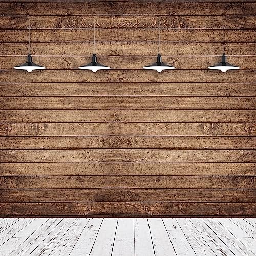 Brown Wood Backdrop for Photography Rustic Wooden Photo Backdrop Decorations