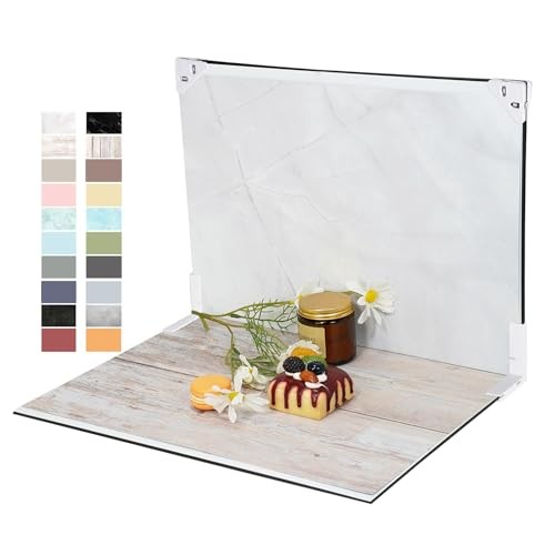 Photo Backdrop for Product Photography – Tabletop Photo Backdrop Kit – Mulit