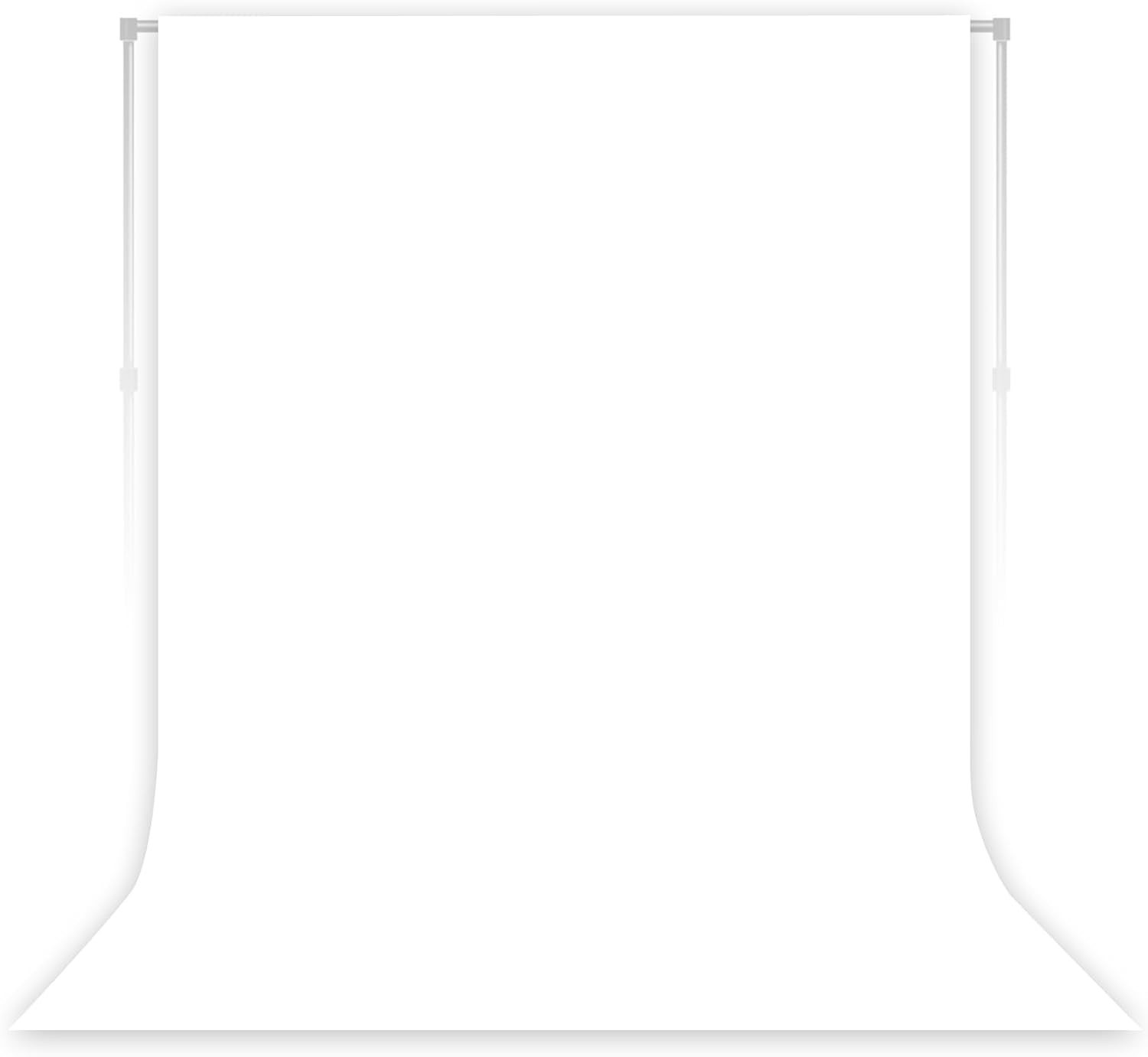 Lightweight 5×7 FT Reversible White Backdrop for Portraits & Product Photography