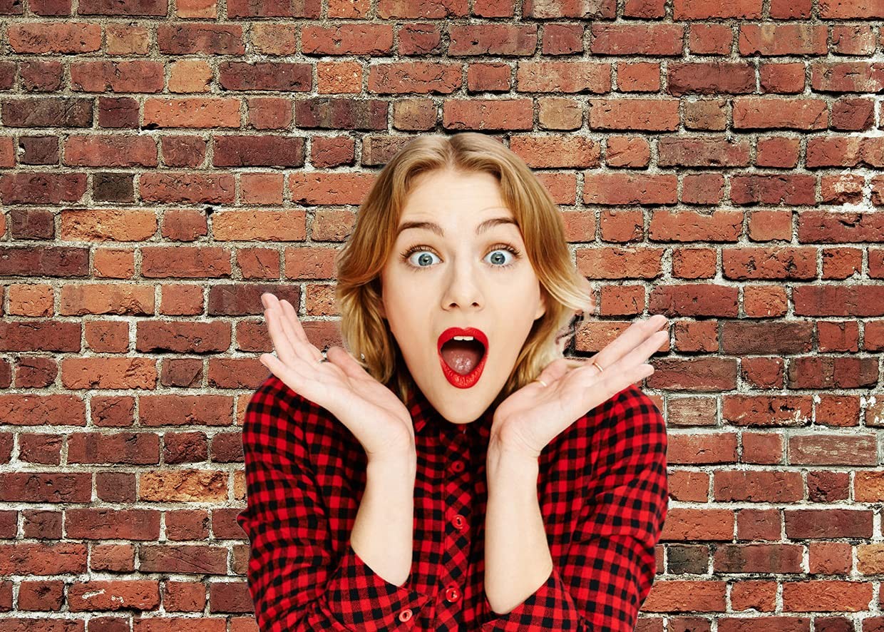 AIIKES 7x5FT Red Brick Wall Backdrop Brick Photography Backdrops Baby Birthday P