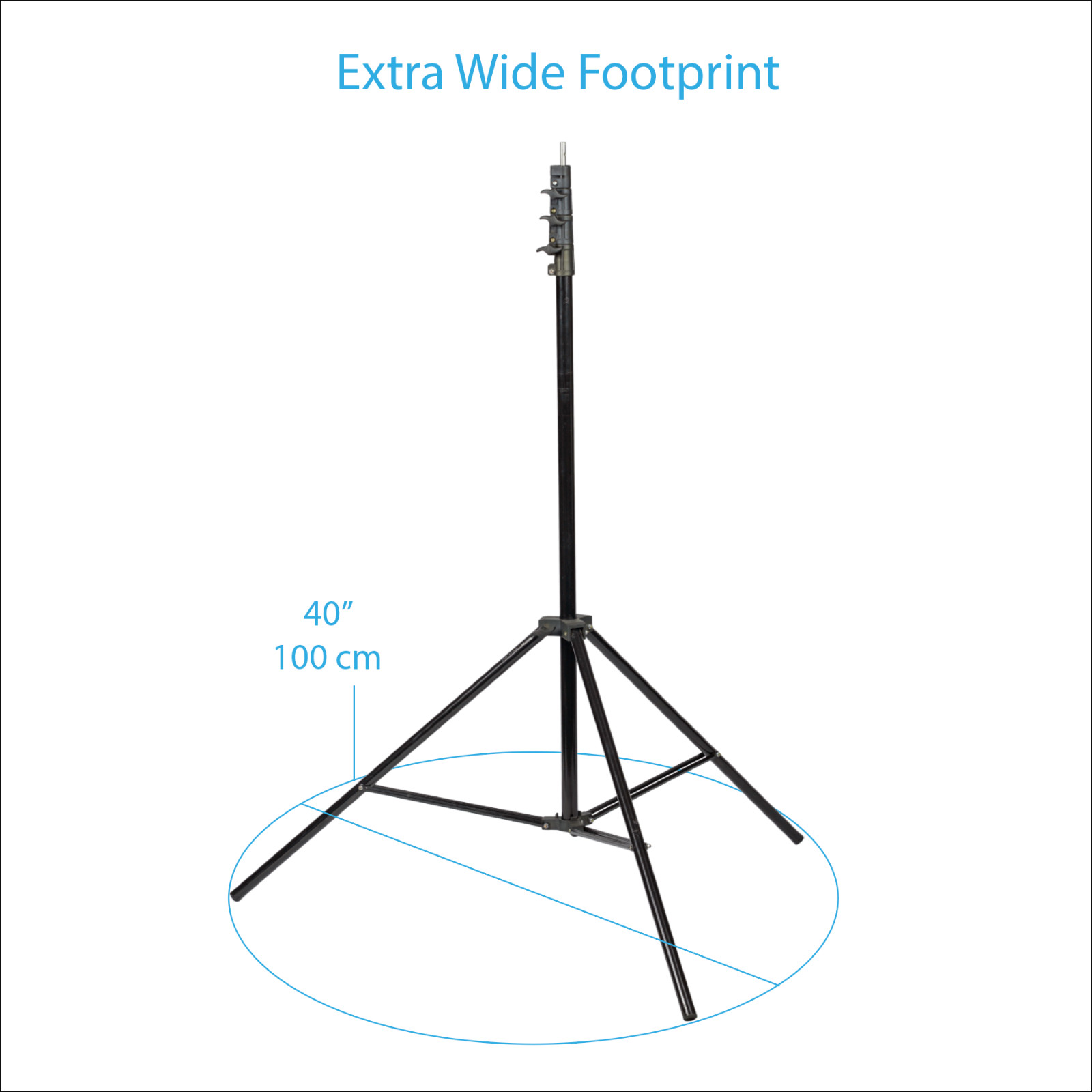 10.8 x 11.8 ft Extra Wide Background Support, Large Footprint, Telescopic Bar