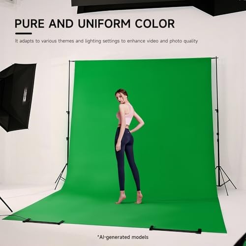 -10 X 7 FT Professional Screen Backdrop for Photography Machine 10X7 Green