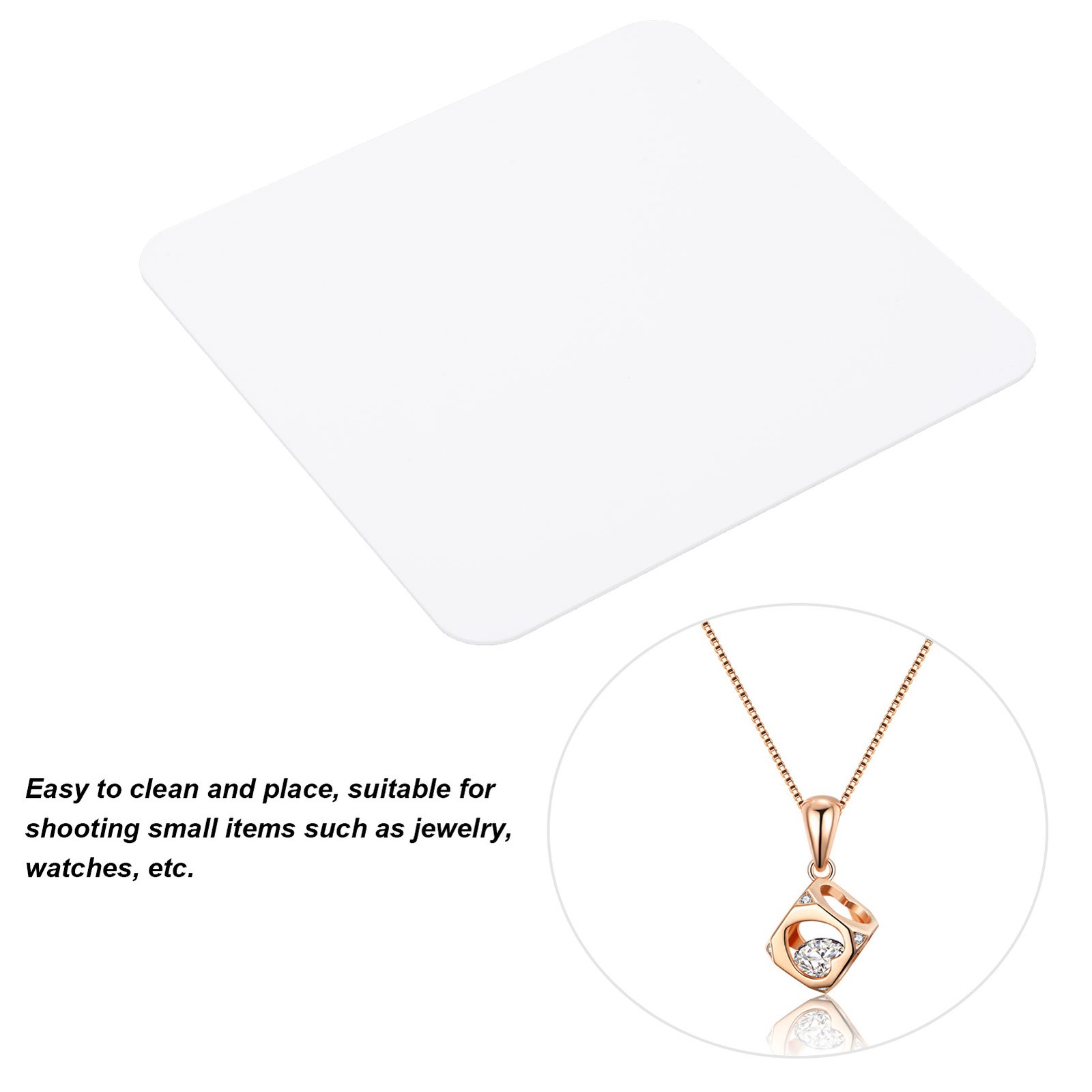 30x30cm Acrylic Reflective Display Table Background Board For Photography